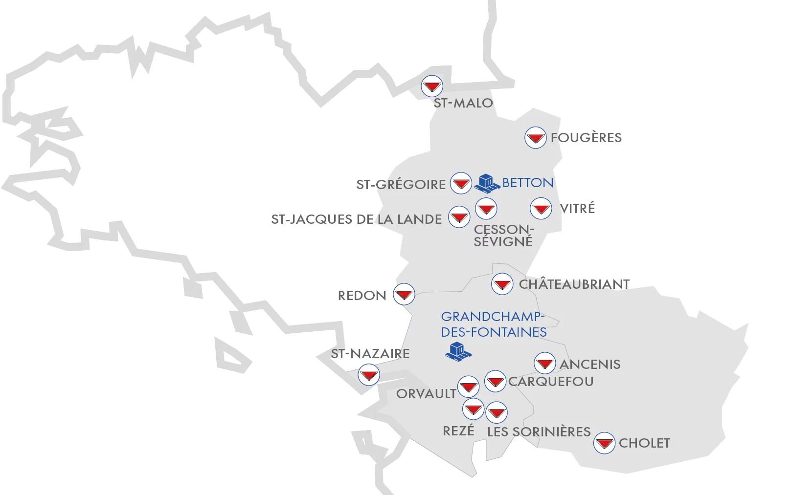 carte agences auto pieces atlantique 2025