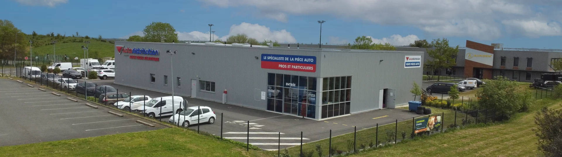 magasin d'APA situé à ancenis 2023 photo drone