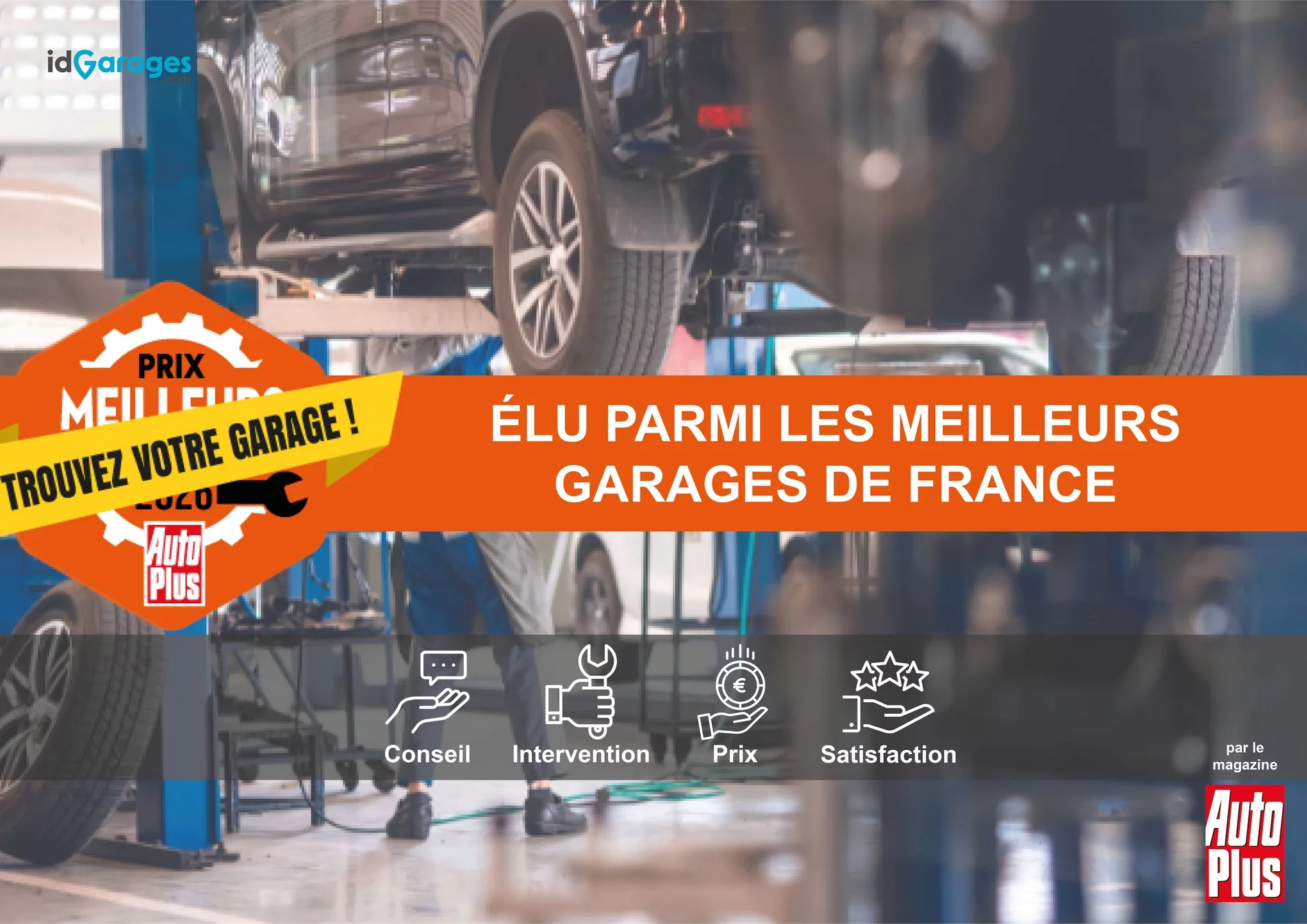 Affiche meilleurs garages AUTOPLUS 2026 site